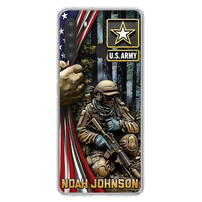 Custom Personalized Veteran Phone Case For iPhone/ Samsung - Veteran Gift Idea - Custom Name