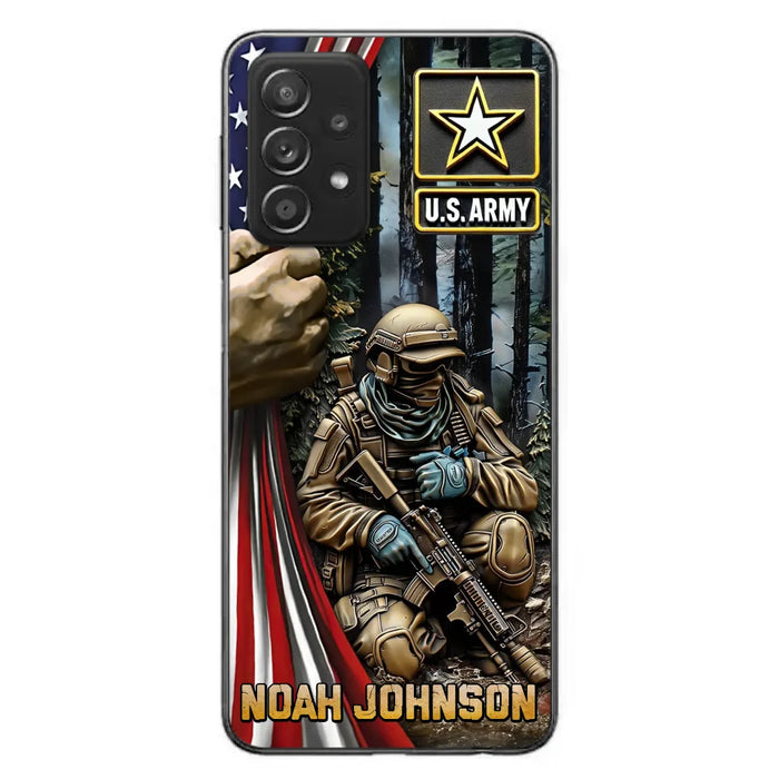 Custom Personalized Veteran Phone Case For iPhone/ Samsung - Veteran Gift Idea - Custom Name