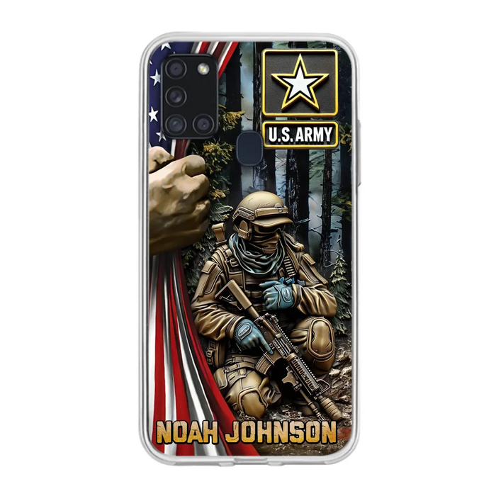 Custom Personalized Veteran Phone Case For iPhone/ Samsung - Veteran Gift Idea - Custom Name