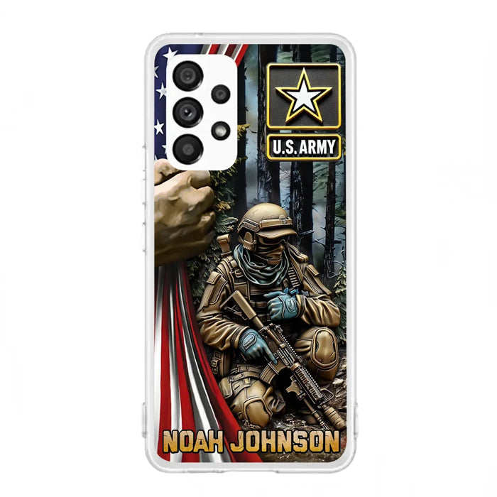 Custom Personalized Veteran Phone Case For iPhone/ Samsung - Veteran Gift Idea - Custom Name