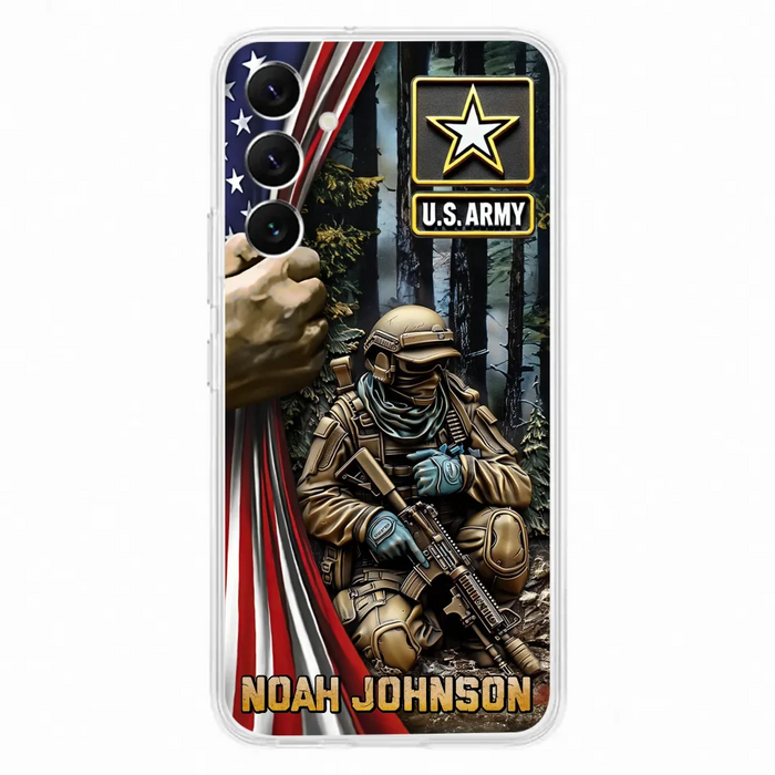 Custom Personalized Veteran Phone Case For iPhone/ Samsung - Veteran Gift Idea - Custom Name