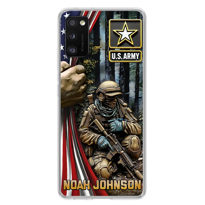 Custom Personalized Veteran Phone Case For iPhone/ Samsung - Veteran Gift Idea - Custom Name