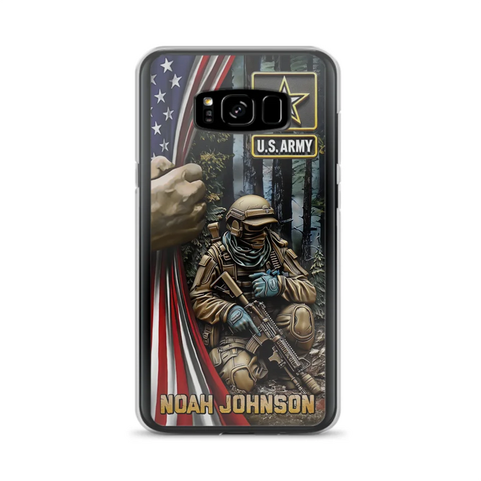 Custom Personalized Veteran Phone Case For iPhone/ Samsung - Veteran Gift Idea - Custom Name