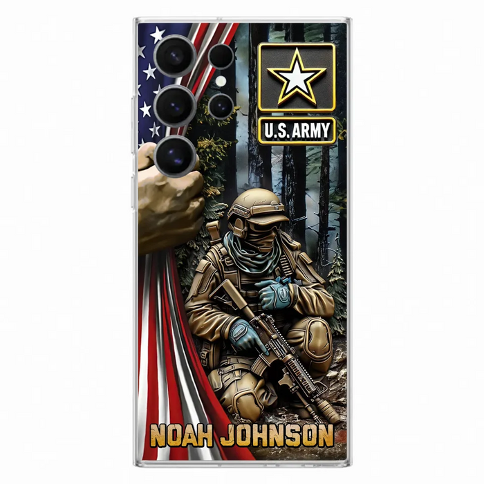 Custom Personalized Veteran Phone Case For iPhone/ Samsung - Veteran Gift Idea - Custom Name