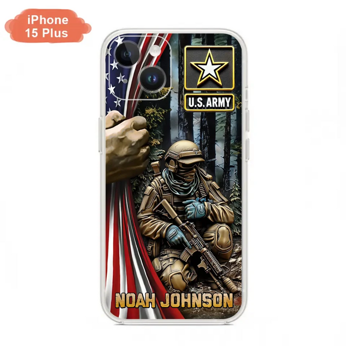 Custom Personalized Veteran Phone Case For iPhone/ Samsung - Veteran Gift Idea - Custom Name