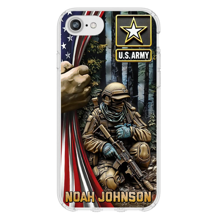 Custom Personalized Veteran Phone Case For iPhone/ Samsung - Veteran Gift Idea - Custom Name