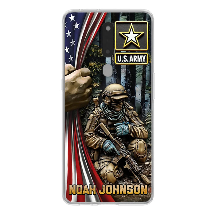 Custom Personalized Veteran Oppo/ Xiaomi/ Huawei Phone Case - Veteran Gift Idea - Custom Name