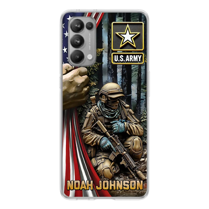 Custom Personalized Veteran Oppo/ Xiaomi/ Huawei Phone Case - Veteran Gift Idea - Custom Name