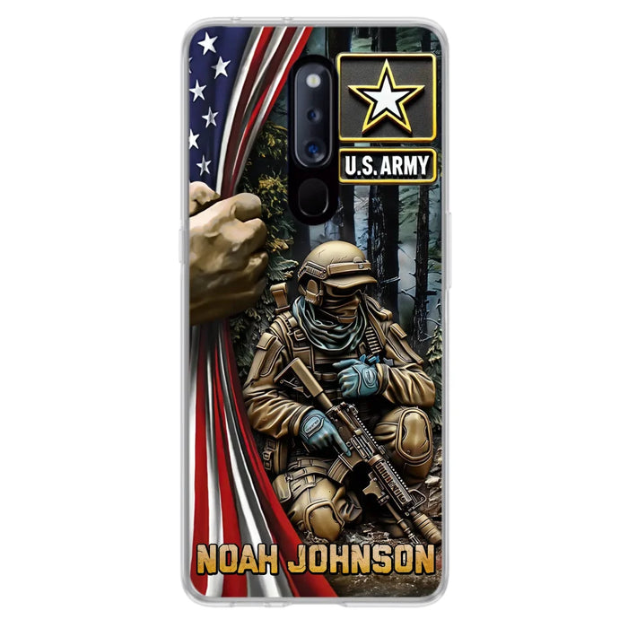 Custom Personalized Veteran Oppo/ Xiaomi/ Huawei Phone Case - Veteran Gift Idea - Custom Name