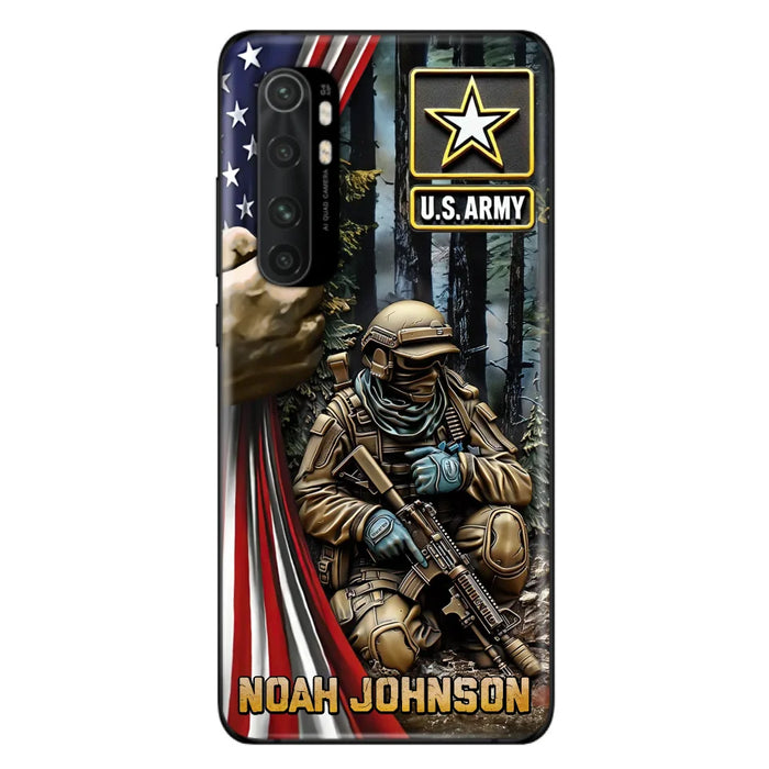 Custom Personalized Veteran Oppo/ Xiaomi/ Huawei Phone Case - Veteran Gift Idea - Custom Name