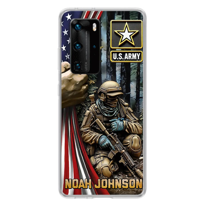 Custom Personalized Veteran Oppo/ Xiaomi/ Huawei Phone Case - Veteran Gift Idea - Custom Name