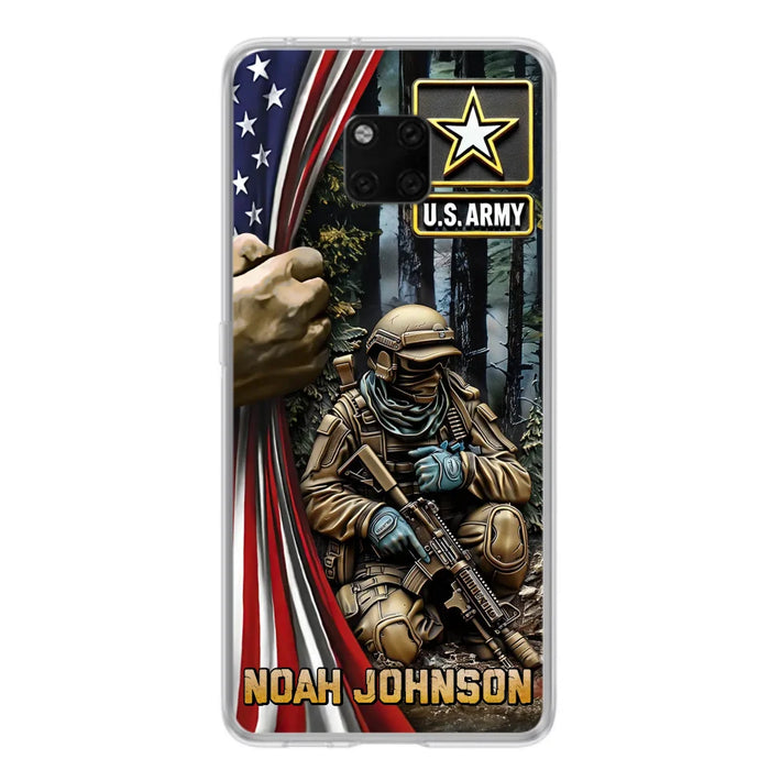 Custom Personalized Veteran Oppo/ Xiaomi/ Huawei Phone Case - Veteran Gift Idea - Custom Name