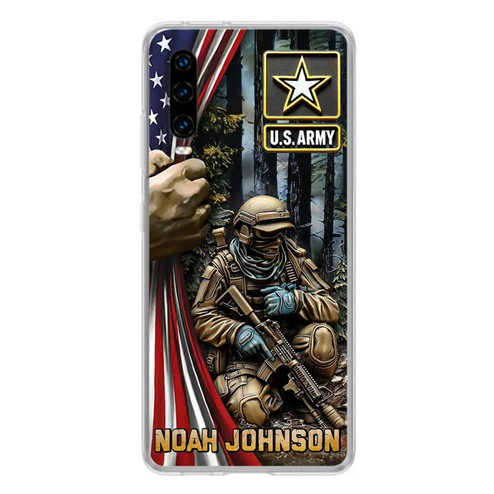 Custom Personalized Veteran Oppo/ Xiaomi/ Huawei Phone Case - Veteran Gift Idea - Custom Name