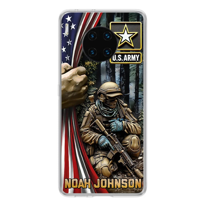 Custom Personalized Veteran Oppo/ Xiaomi/ Huawei Phone Case - Veteran Gift Idea - Custom Name