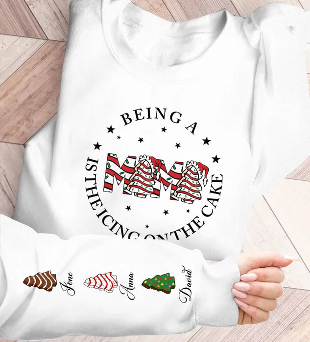 Custom Personalized Mama AOP Sweater - Up to 6 Kids - Christmas Gift Idea For  Mother - Being A Mama Is The Icing On The Cake