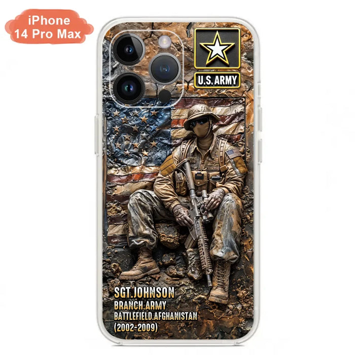 Custom Personalized Veteran Phone Case For iPhone/ Samsung - Veteran Gift Idea