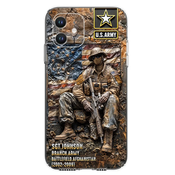 Custom Personalized Veteran Phone Case For iPhone/ Samsung - Veteran Gift Idea