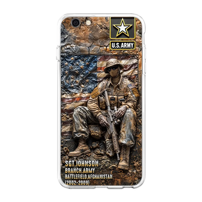 Custom Personalized Veteran Phone Case For iPhone/ Samsung - Veteran Gift Idea