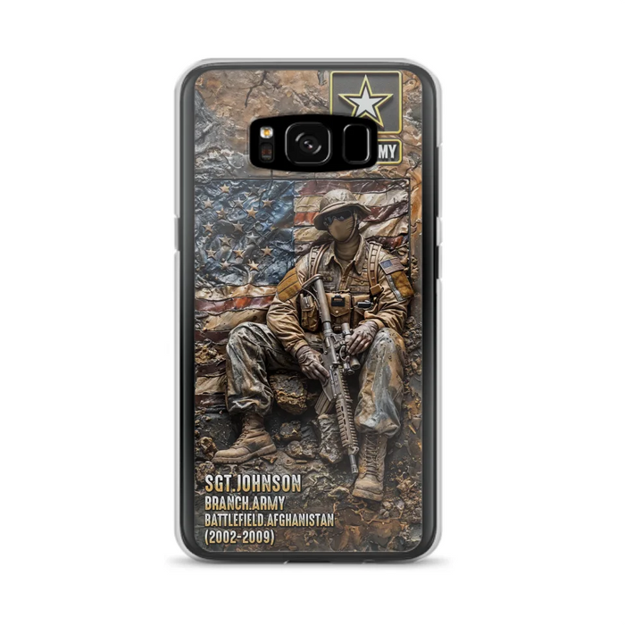 Custom Personalized Veteran Phone Case For iPhone/ Samsung - Veteran Gift Idea