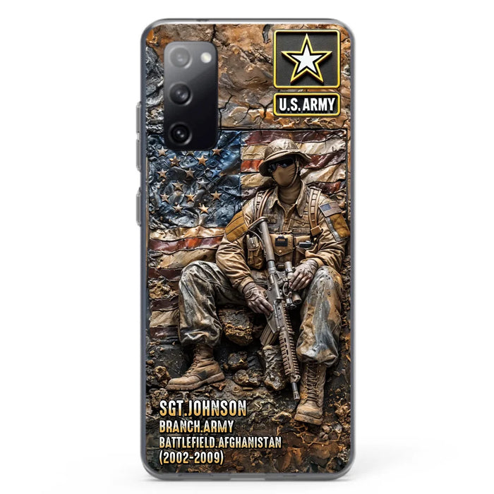 Custom Personalized Veteran Phone Case For iPhone/ Samsung - Veteran Gift Idea