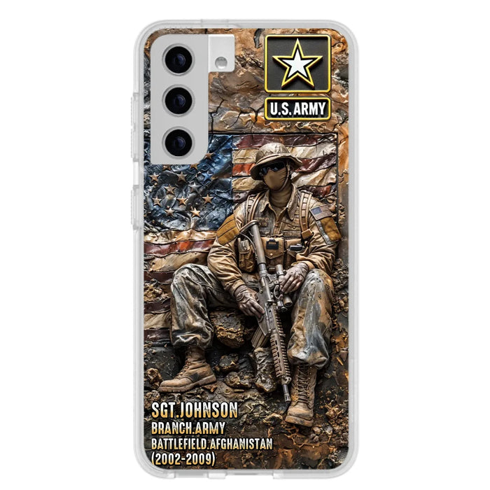 Custom Personalized Veteran Phone Case For iPhone/ Samsung - Veteran Gift Idea