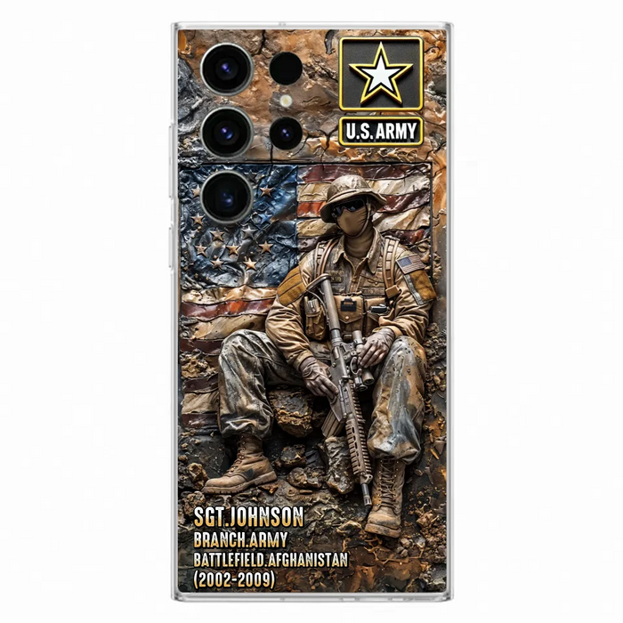 Custom Personalized Veteran Phone Case For iPhone/ Samsung - Veteran Gift Idea