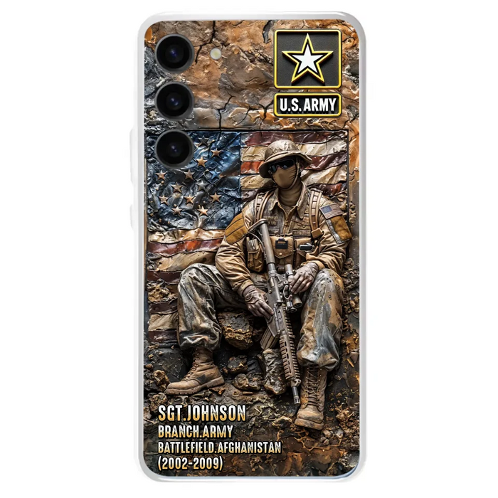 Custom Personalized Veteran Phone Case For iPhone/ Samsung - Veteran Gift Idea