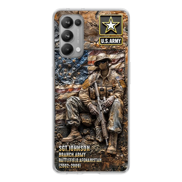 Custom Personalized Veteran Oppo/ Xiaomi/ Huawei Phone Case - Veteran Gift Idea