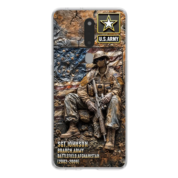 Custom Personalized Veteran Oppo/ Xiaomi/ Huawei Phone Case - Veteran Gift Idea