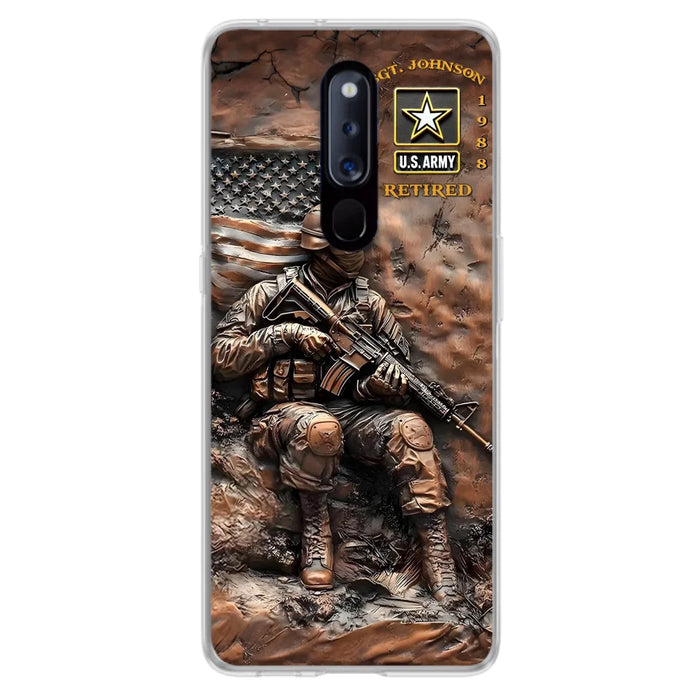 Custom Personalized Veteran Phone Case - Gift Idea For Veteran - Case For Oppo/ Xiaomi/ Huawei