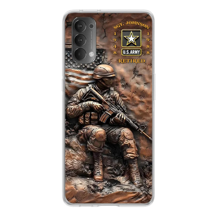 Custom Personalized Veteran Phone Case - Gift Idea For Veteran - Case For Oppo/ Xiaomi/ Huawei