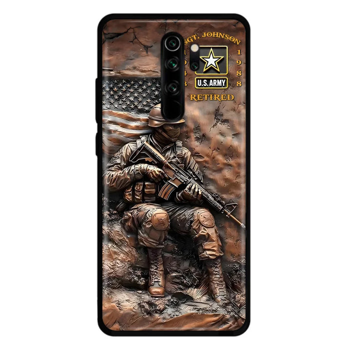 Custom Personalized Veteran Phone Case - Gift Idea For Veteran - Case For Oppo/ Xiaomi/ Huawei