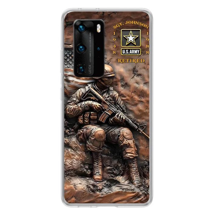 Custom Personalized Veteran Phone Case - Gift Idea For Veteran - Case For Oppo/ Xiaomi/ Huawei