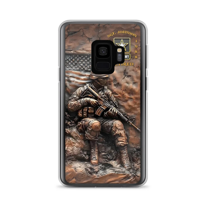 Custom Personalized Veteran Phone Case - Retired Gift Idea For Veteran - Case For iPhone/ Samsung