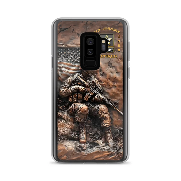 Custom Personalized Veteran Phone Case - Retired Gift Idea For Veteran - Case For iPhone/ Samsung