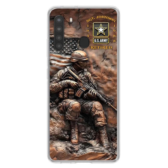 Custom Personalized Veteran Phone Case - Retired Gift Idea For Veteran - Case For iPhone/ Samsung