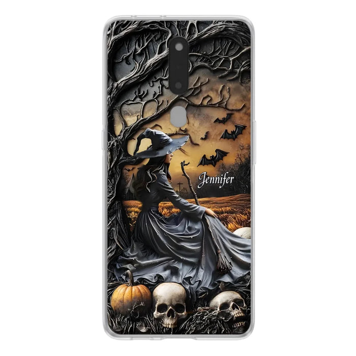 Custom Personalized Witch Phone Case For Xiaomi/ Oppo/ Huawei - Halloween/ Birthday Gift Idea For Yourself, Women, Witch Lovers