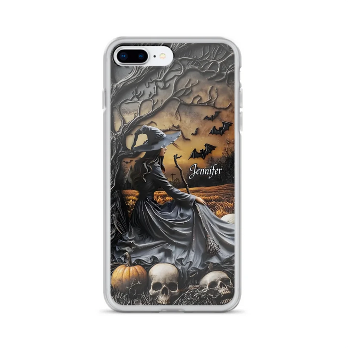 Custom Personalized Witch Phone Case For iPhone/ Samsung- Halloween/ Birthday Gift Idea For Yourself, Women, Witch Lovers