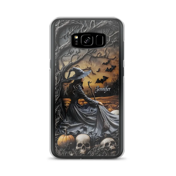 Custom Personalized Witch Phone Case For iPhone/ Samsung- Halloween/ Birthday Gift Idea For Yourself, Women, Witch Lovers