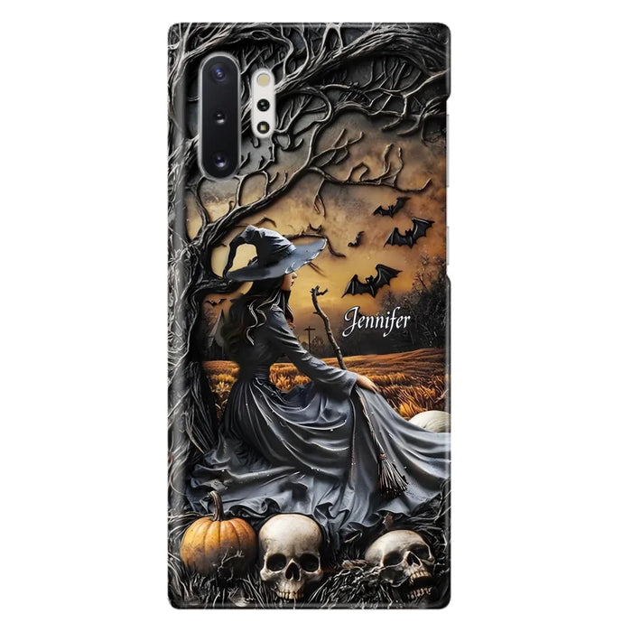 Custom Personalized Witch Phone Case For iPhone/ Samsung- Halloween/ Birthday Gift Idea For Yourself, Women, Witch Lovers