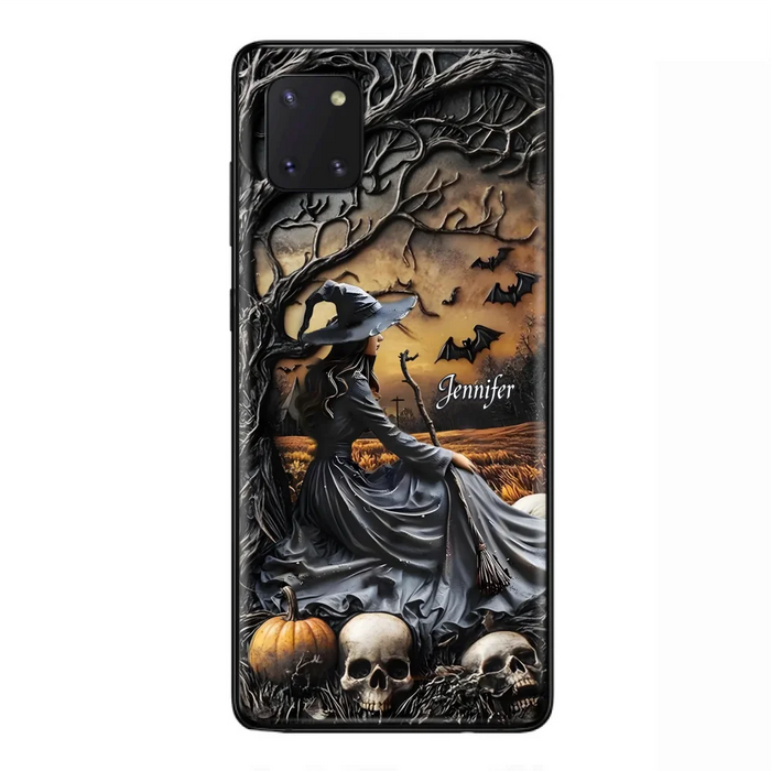 Custom Personalized Witch Phone Case For iPhone/ Samsung- Halloween/ Birthday Gift Idea For Yourself, Women, Witch Lovers