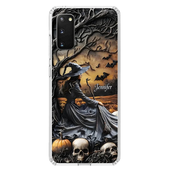 Custom Personalized Witch Phone Case For iPhone/ Samsung- Halloween/ Birthday Gift Idea For Yourself, Women, Witch Lovers