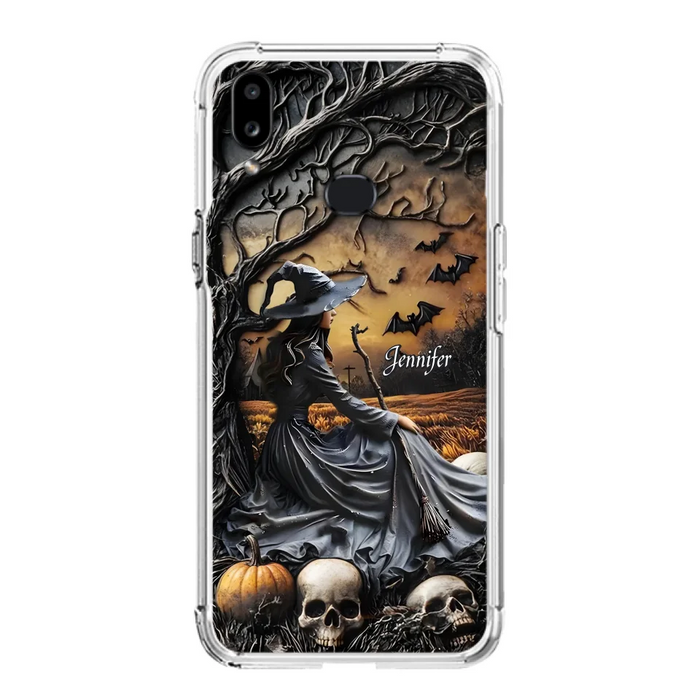 Custom Personalized Witch Phone Case For iPhone/ Samsung- Halloween/ Birthday Gift Idea For Yourself, Women, Witch Lovers