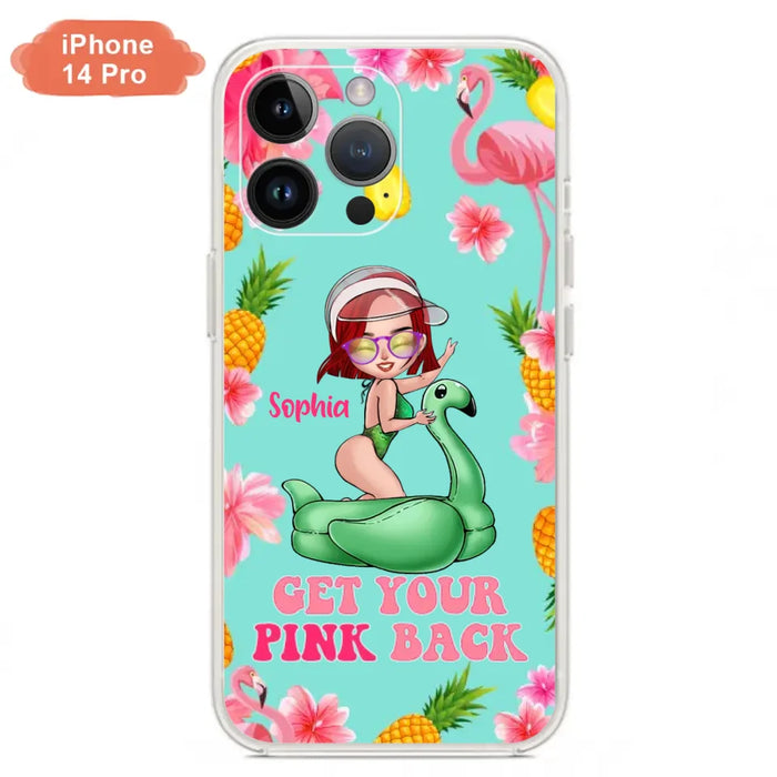 Custom Personalized Bikini Girl Phone Case - Gift Idea For Girl - Get Your Pink Back - Cases For iPhone/Samsung