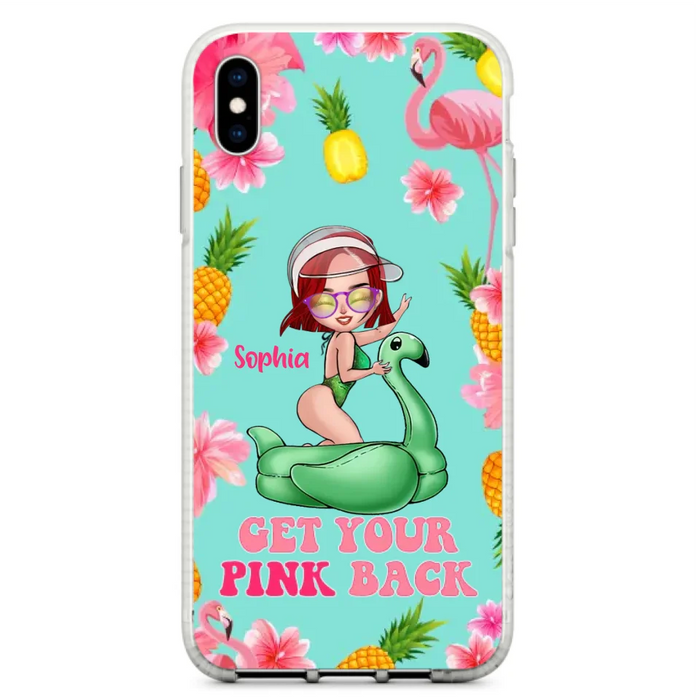 Custom Personalized Bikini Girl Phone Case - Gift Idea For Girl - Get Your Pink Back - Cases For iPhone/Samsung