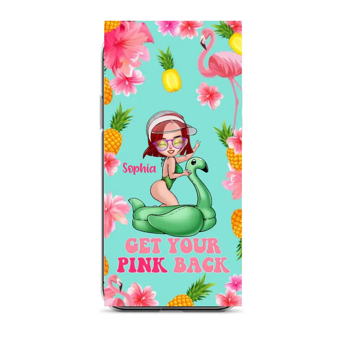 Custom Personalized Bikini Girl Phone Case - Gift Idea For Girl - Get Your Pink Back - Cases For iPhone/Samsung