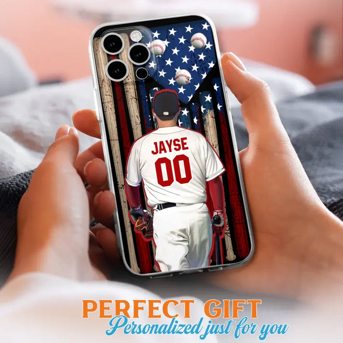 Custom Personalized Baseball Phone Case - Best Gift Idea For Baseball Lovers