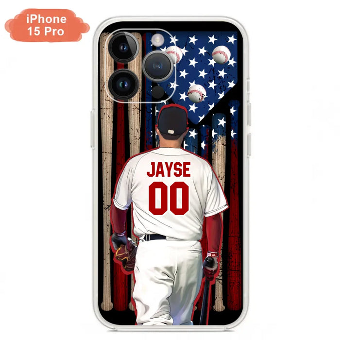 Custom Personalized Baseball Phone Case - Best Gift Idea For Baseball Lovers