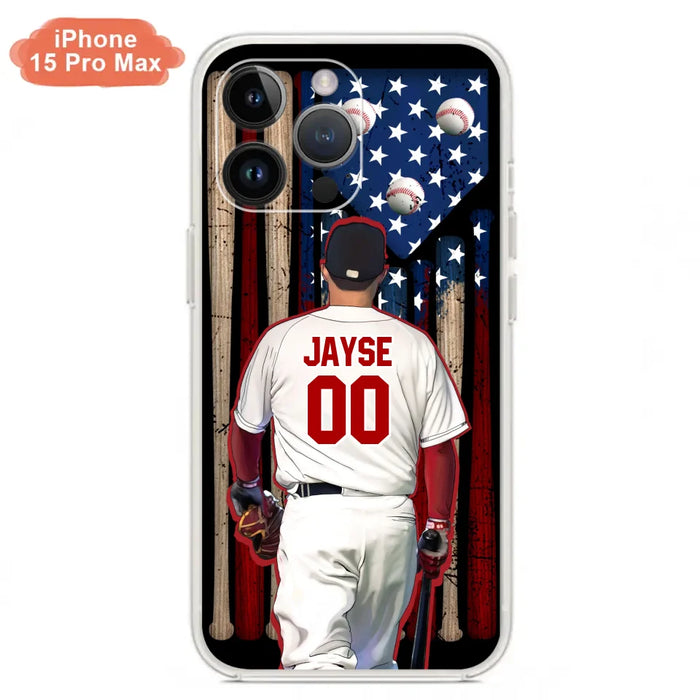 Custom Personalized Baseball Phone Case - Best Gift Idea For Baseball Lovers