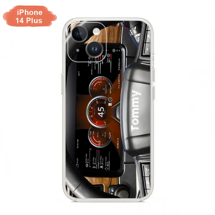 Custom Personalized Truck Dashboard Phone Case - Case For Iphone, Samsung and Xiaomi - 6D8KY1